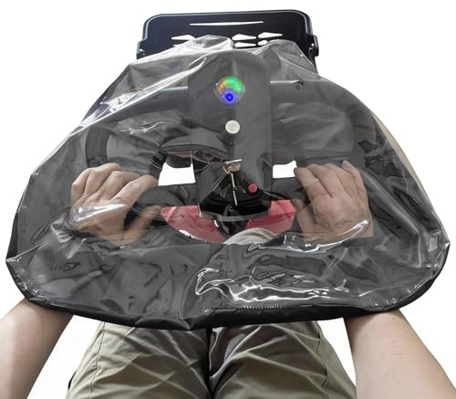CheurYae Mobility Scooter Control Panel Till Cover,Mobility Scooter Rain Cover,Waterproof Console Cover Protectivewith Elastic Cuffs,48x38x22cm Universal Tiller Cover