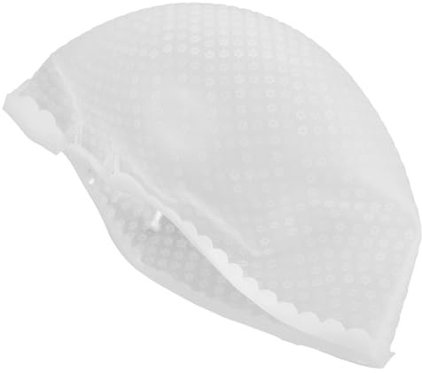 RUNROTOO Silicone Hair Highlighting Cap With Star Pattern Reusable Hair Dyeing Cap With Pre-punched Holes For Precise Highlights For Salon
