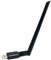 KamKorda USB WIFI Dongle | USB Network Adapter | WIFI Adapter for PC Laptop Windows 11 10 8 7 XP Vista OS X and Linux | 5G Wi-fi | Black (Antenna)