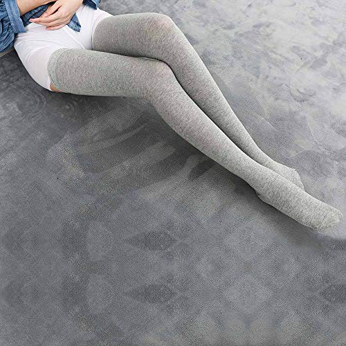 LUMoony MoonyLI 1 Paar extra lange Socken Lange Baumwollstrick Warme dicke hohe lange Stiefelstrümpfe Beinlinge Strumpfhosen lange Strümpfe Damen Oberschenkel hohe Socken