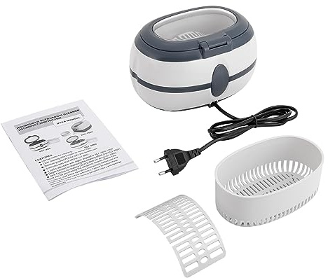 Kaichenyt Ultraschallreinigungsgerät, 40000Hz Ultraschallreiniger Laborgeräte für Schmuck Uhren Gläser zahnärztliche etc Instrumente wasserdichte