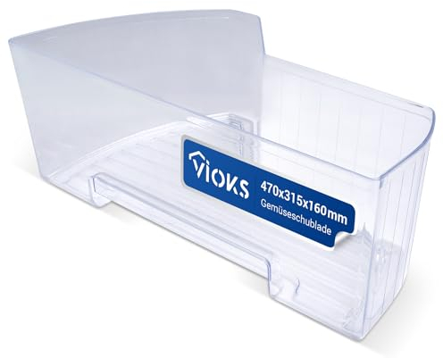 VIOKS Gemüseschale Kühlschrank Schublade 470x315x160 mm Ersatz für Bosch Siеmens 00448561 448561 - Gemüsefach Kühlschrank, Behälter Kühlschrank, Gemüse Box & Kühlschrank Zubehör