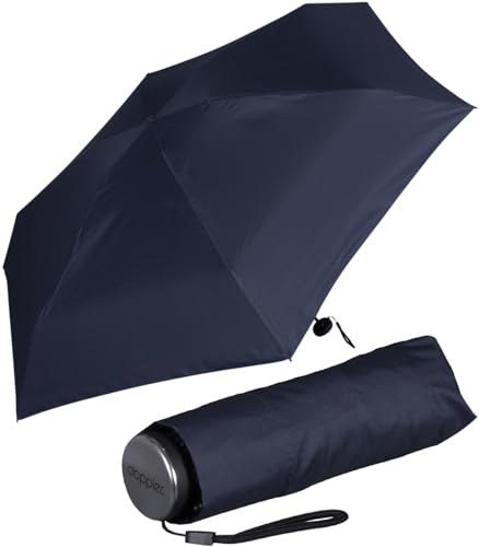 Doppler Super Mini Fiber Compact Taschenschirm extem leicht und klein - navy