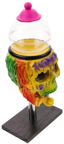 FUNOMOCYA Máquina Dispensadora De Gumballs Forma De Esqueleto para Halloween Decoración Única y Divertida para Fiestas y Jardines Duradera para Coleccionistas