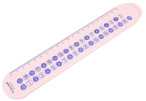 ROMISBABA Mathematischer Lernschieber Für Junge Mädchen Rutschfester Rechenschieber Zur Addition Und Subtraktion Lernwerkzeug Für Kindergarten Und Grundschule Stabiles Design Fördert