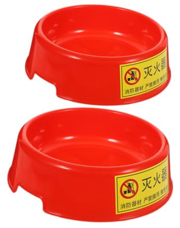 ANDRESLAD 2pezzi Staffa Per Estintore Illuminata Staffa Estintore Base in Supporto Per Da Kit Di Montaggio Per Estintori Stoccaggio Multifunzionale Per Piccoli Oggetti