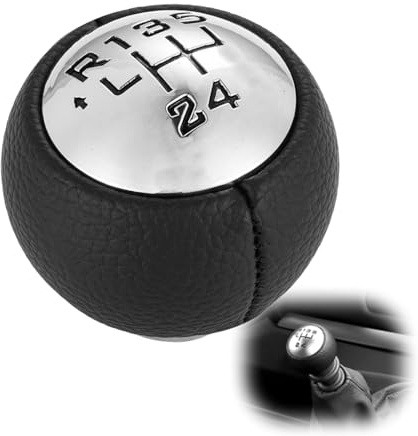 MxyVrix Pomello de Cambio Manual Compatible con Peugeot Expert y 307/308/807 2004-2007, Diseño Ergonómico y Duradero, Pomo de Palanca de Cambios de Coche