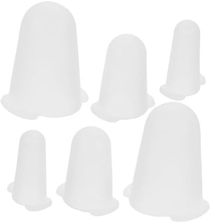 ULTECHNOVO 6pezzi Punte Per Glassa Per Torte Tappi Protettivi in Silicone Fornaio Per Decorare Torte e Cupcake Kit Di Accessori Per Principianti e Professionisti