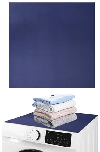 Waschmaschinenauflage Rutschfest 60x60cm Dunkelblau Waschmaschine Abdeckung