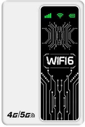 Muuookka 300 Mbps WiFi6 Router 4G/5G LTE Modem WiFi Portatile 4G/5G SIM SIM Hotspot Segnale ESTENDER Eurasiano