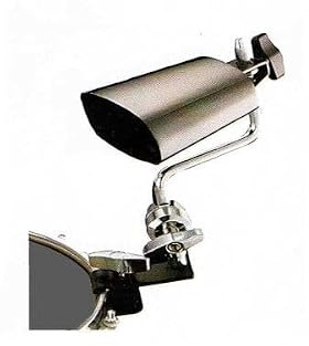 NPdrums Soporte para Cencerro a Caja de Percusión, Montaje Ajustable con Abrazadera