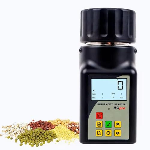 Misuratore Di Umidità Dei Cereali Digitale Portatile Con Memoria Dati Per 99 Gruppi, 25 Tipi Di Cereali E Schermo Lcd Retroilluminato, Per Caffè, Cacao, Riso, Grano, Tester Di Umidità Di 25 Tipi