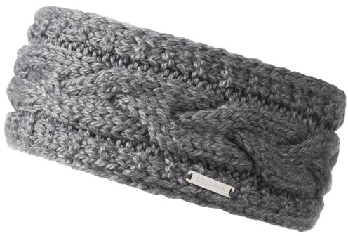 GIESSWEIN Headband Stirnberg - Warmes Merino Damen Stirnband, Winter Strick Haarband, Ohrenwärmer Frauen, Breites Kopfband mit Fleece Innenfutter
