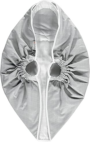 Snugglebundl Baby Haze - Coperta in cotone per seggiolino auto, per lo spostamento del bambino, con manici e supporto imbottito per la testa, leggera, ideale per i viaggi, da 0 a 18 mesi