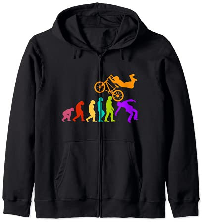 BMX Rad Radfahrer BMX Bike Fahrrad Evolution race BMX Kapuzenjacke