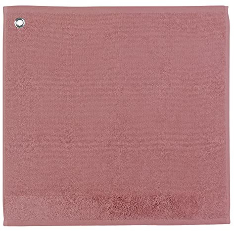 Winkler - Essuie-mains carré Curl avec œillet d'attache – 50x50 cm – Tissu éponge 100% coton absorbant – Serviette à vaisselle, chiffon de nettoyage