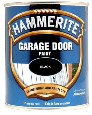 Prostko LTD Vernice per porte del garage, 750 ml, nero, blu, castagna, verde, rosso, bianco, smalto (nero)