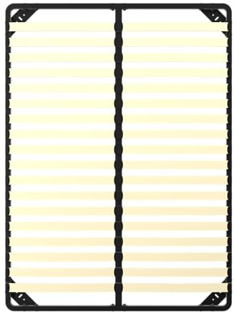 DEWINNER Sommier 140x190cm, Sommiers à Lattes pour Adulte - Cadre de Lit 140x190 avec Sommier, 2x18 Lattes, Résistant et Confortable, Montage Rapide et Facile