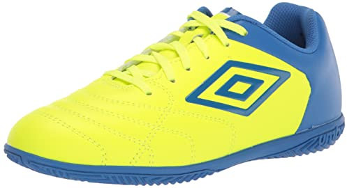 UMBRO Herren Classico Xi Ic Fußballschuh für den Innenbereich, gelb/blau, 47 EU
