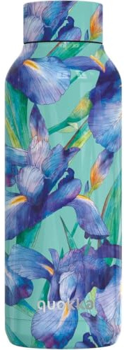 QUOKKA BOTELLA TERMO ACERO INOXIDABLE SOLID BLUE IRISES 630 ML
