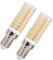 Ampoule LED E14 8W, Équivalent à Halogène 75W, Blanc Chaud, Ampoule E14 Petite vis Edison Angle de 360° Pas de Scintillement, AC220-240V, pour hotte aspirante, Lustres, lampes décoratives, Lot de 2…