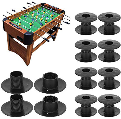 10 Paar Tischfußballbuchsen, Tischlagerstangen, Fußballbrettlager, Maschinenzubehör, Wellen, Abdeckungen, Teile, Stangen, Lustiges Spielezubehör