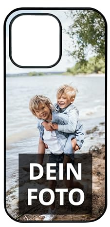 PhotoFancy® - Apple iPhone 16 Pro Max Hülle mit Foto Personalisieren - Handyhülle selbst gestalten (Softcase)