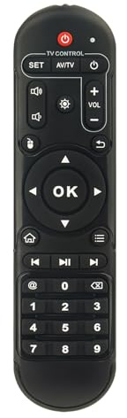 Telecomando Compatibile con MAG UCLAN Android TV-Box X96-AIR A95X-R2 | HK1-MAX HK1-Play MX10 T9 T95-mini MX9 H96 H96-pro+ H96-max X96-mini X96-max V88 T95M T95Q