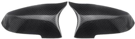 Auto-Rückspiegelgehäuse-Spiegelkappe Für BMW 5 6 7 Serie F10 F18 F11 F06 F07 F12 F13 F01 2014-2016 1 Paar Seite Rück auto Spiegel Abdeckung Kappe(Carbon Fiber Look)