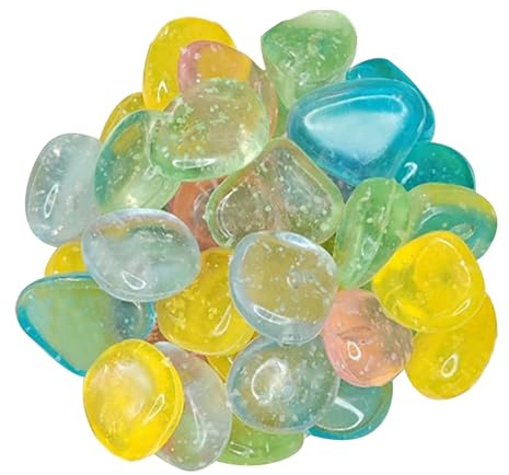 Fish Tank Gravel | Fish Rocks For Aquarium - Luminous Pebbles Decorations For Pond Pool Lawn Driveway Paving Flowerbed Porch Landscaping