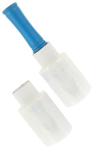 Cabilock Rouleau de Film Étirable Plastique 10 CM X 150 M avec Poignée Ergonomique Film Rétractable Résistant pour Déménagement Emballage Meubles et Palettes Protection Anti-Poussière