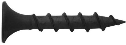 Tornillo de montaje rápido, fosfatado, rosca gruesa, 4,2 x 75, 100 unidades