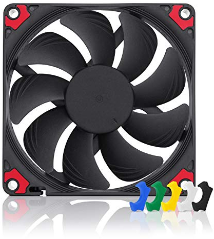 Noctua NF-A9x14 HS-PWM chromax.black.swap, Ventola Silenziosa e Sottile, 4-Pin (92x14 mm, Nero)