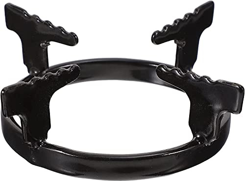 WEROFY Universal Gas Stove Support, Stove Pan Stand,Gas Stove Rack,Cast Iron Wok Ring Non Slip Gas Stove Top Support Ring Metal Cooktop Trivet Rack for Home Pot (Black) (Color : Black)