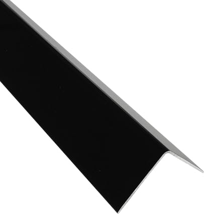 Alu Winkel-Profil Kantenschutz Zierleiste Profil schwarz 2,7m 27mm | Als Kantenschutz für sichtbare Außenecken und saubere Fliesenabschlüsse, 27mm Profilmaß, 2,7m, Aluminium, schwarz
