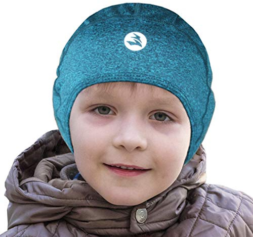 EMPIRELION Kids Thermal Helmet Liner Skull caps Lightweight Youth Sports Running Beanie Cover Ears Boy Girl