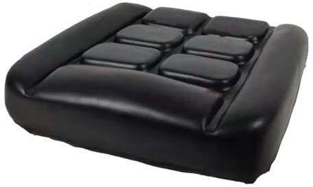 perfk Sedile per trattore in pelle PU, sedile per carrello elevatore universale, morbido, traspirante, Concavo e convesso