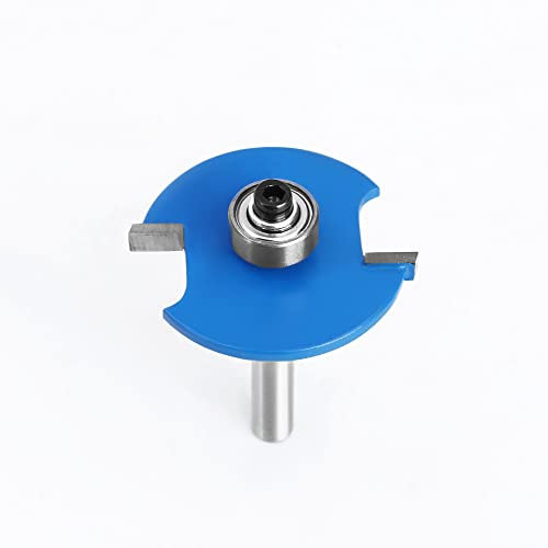 1pc 6mm 6.35mm Shank T-Sloting Biscuit Joint Slot Cutter Jointing Slotting Router Bit 4mm Height Milling Cutter Wood Working(6.35mm Shank)