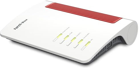 FRITZ!Box 4690 (Wi-Fi 7 Mesh Router, für den Kabel-, DSL- oder Glasfaseranschluss, bis zu 6.960 MBit/s, 1x 10-Gigabit-WAN und -LAN, 3x 2,5-Gigabit-LAN, DECT-Basis, WLAN Mesh, deutschsprachige Version)