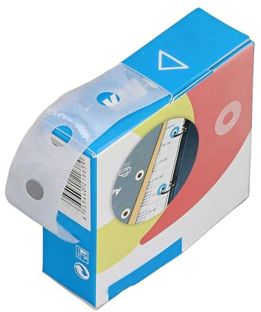 BE-TOOL Tear Resistant Hole Reinforcements Stickers, 250Pcs Self-Adhesive Labels for Ring Binder, Loose Leaf Paper, Planners and Notebooks (Clear)