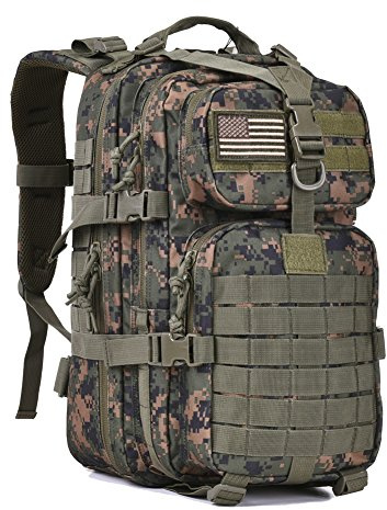 REEBOW GEAR 38L Tactical Backpack for Men 3 Day Military Bug Out Bag