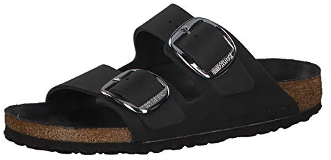 BIRKENSTOCK Damen Arizona Big Buckle Sandalen - schwarz - Taille 40 EU