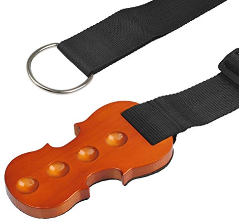 Cello Antirutsch Stopper TIMESETL Cello Endpin Stopper Halterung mit 4 Löchern, Cellohalter Boden, Cellobrett für Violoncello, Stachelbrett Cellogurt 40–70 cm