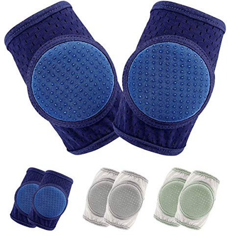 Baby Knee Pads for Crawling,Crawling Knee Pads Adjustable Protector Knee Pads for Toddler 3 Pairs