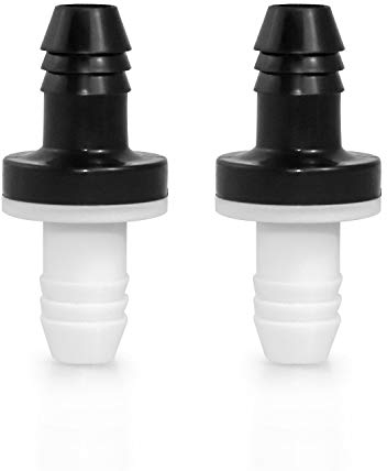 QWORK Rückschlagventil, 10 mm ABS, 2 Stücke