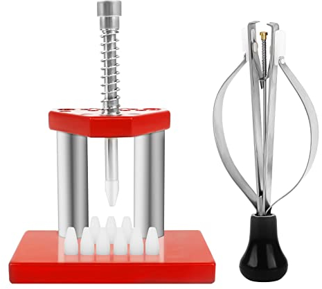 LiangDian Watch Hand Remover and Puller - 2Pcs Professional Watch Repair Kit with Hand Presser and Setting Tool