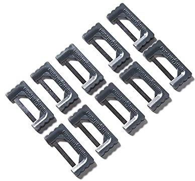 SNAWOP Strisce interprossimali dentali 10 pz smalto ortodontico riduzione denti lucidatura IPR/IR kit (grigio)