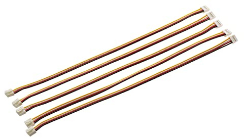 xicoolee 5PCS 4Pin Jumper Wire HY2.0mm Pitch, Grove - Universal 4 Pin Buckled 25cm Cable (5 PCs Pack)