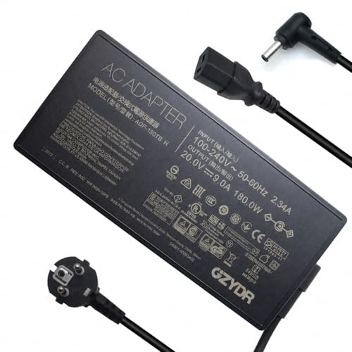 180W 20V 9A Netzteil ADP-180TB H für Asus ROG Zephyrus GA502DU GA502D GA502 GA502IU GA401I GA401II GA401IV 6.0x3.7mm Laptop Netzteil