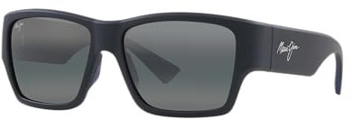 Maui Jim Unisex Sunglasses, Grey kaolu Matte Blue, 3